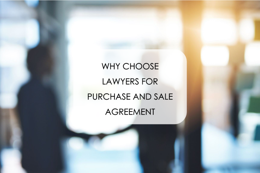 Purchase and sale agreement