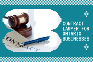 How Can a Contract Lawyer Help Your Business in Ontario.