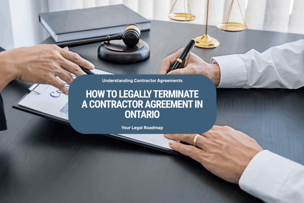 How to Legally Terminate a Contractor Agreement in Ontario: Your Complete Legal Roadmap
