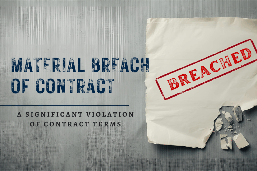 The Material Breach of Contract: A Strategic Guide to Termination & Remedies in Ontario