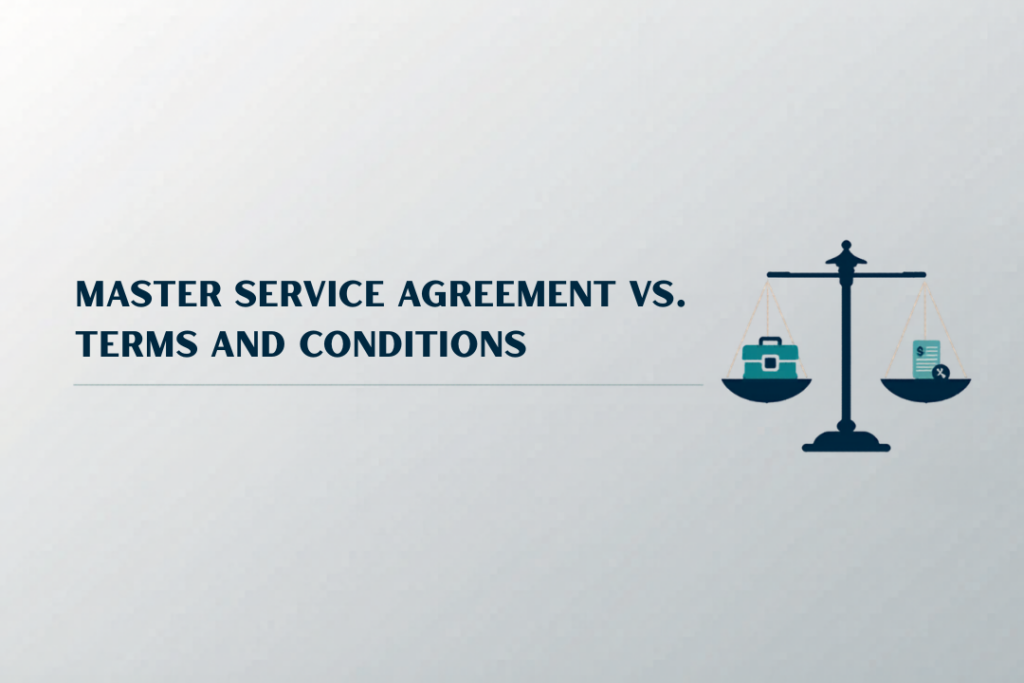 MSA vs. Terms and Conditions: A Guide for Ontario Business Executives