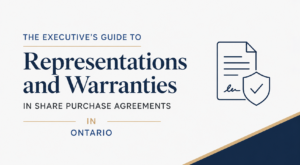 The Executive’s Guide to Representations and Warranties in Share Purchase Agreements in Ontario